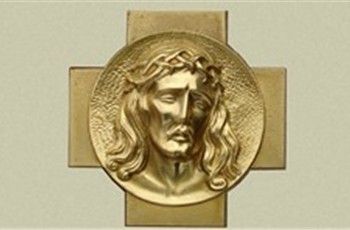 Główka Chrystusa nr 18 - MO wykonana z mosiądzu.