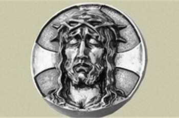 Główka Chrystusa nr 6 - AL wykonana z aluminium.